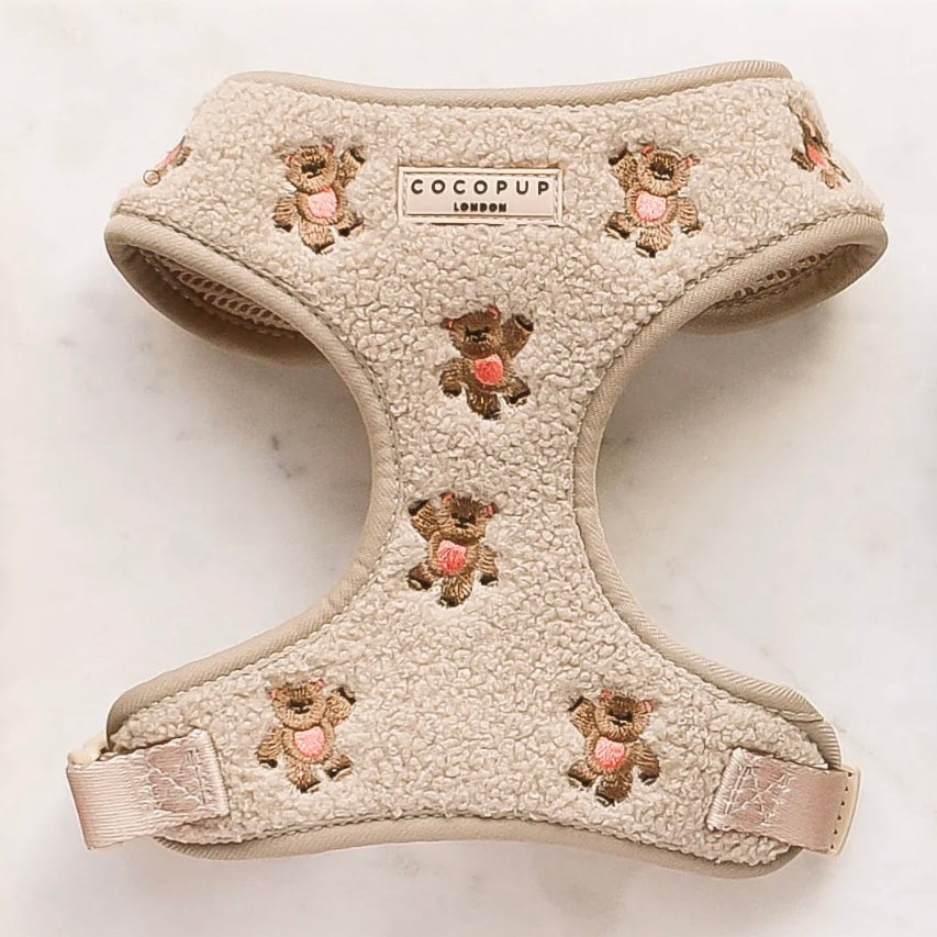 Adjustable Harness - Embroidered Teddy