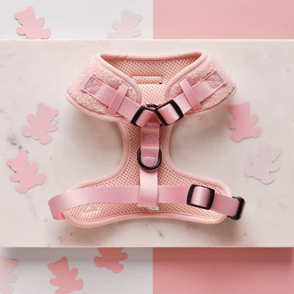 Adjustable Harness - Teddy Light Pink