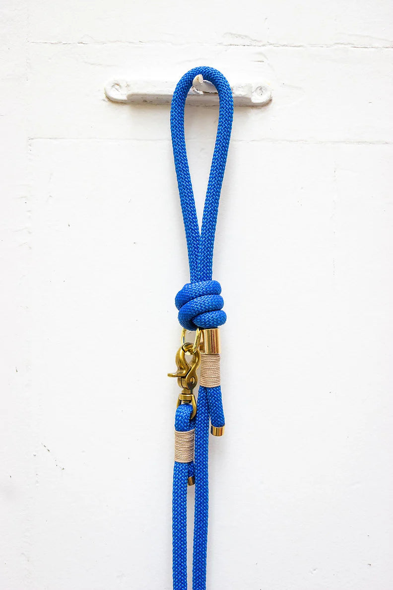 Rope Leash - Electric Blue