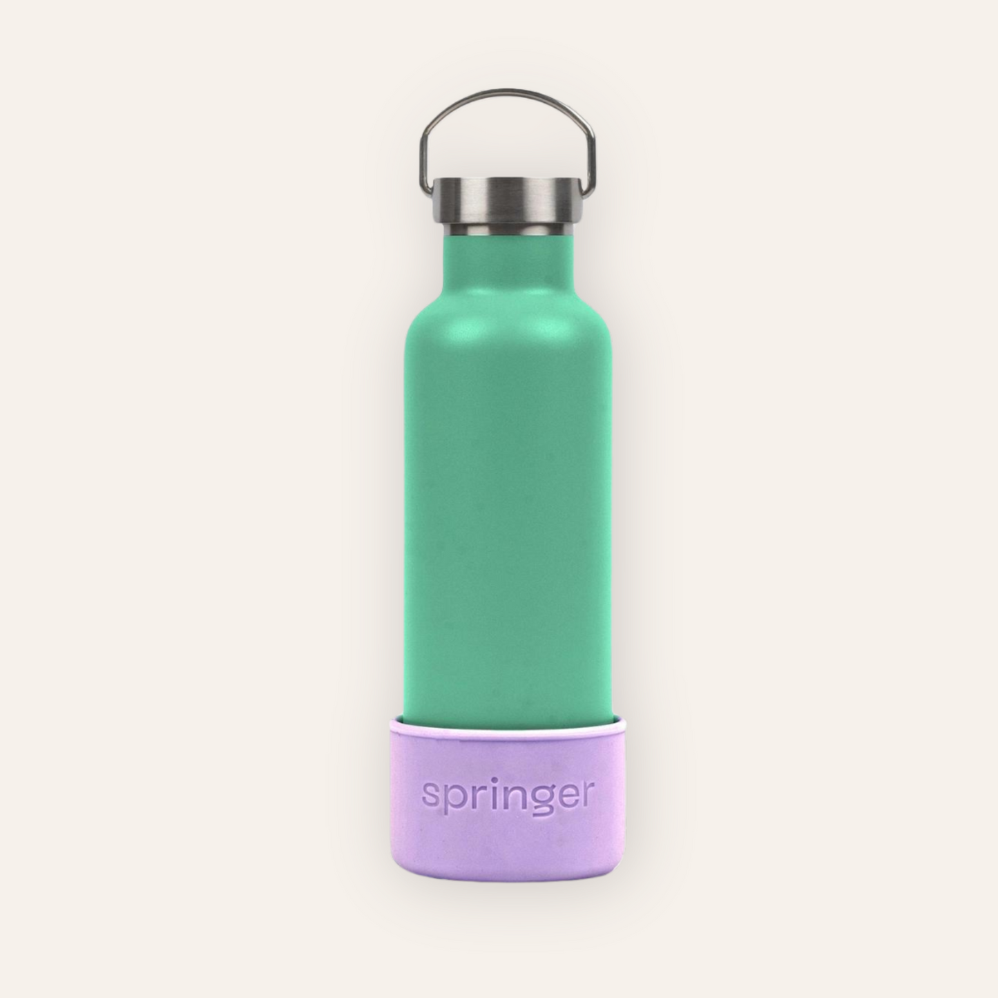 Dog & Me Water Bottle - Green / Lilac