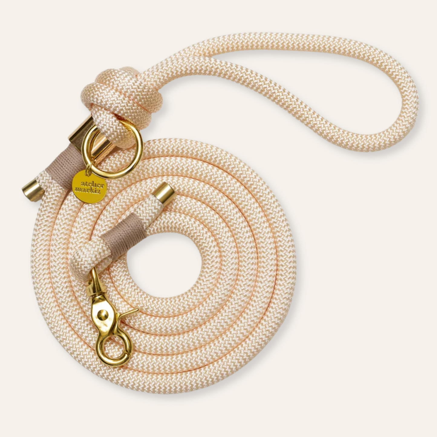 Rope Leash - Cream