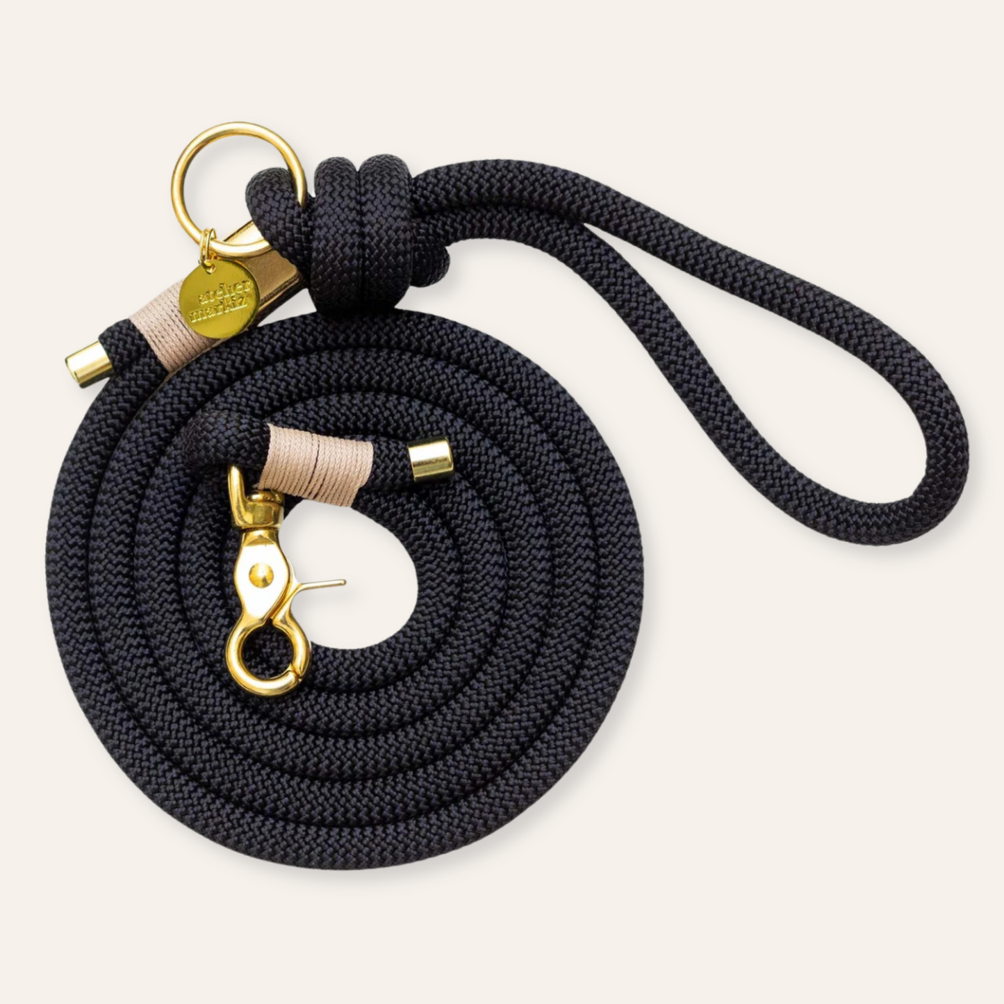 Rope Leash - Black