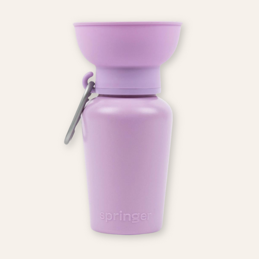 Flip Travel Water Bottle - Lilac