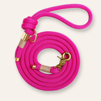 Rope Leash - Fuchsia