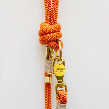 Rope Leash - Tangerine