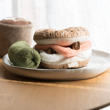 Bagel + Pickle Enrichment Toy