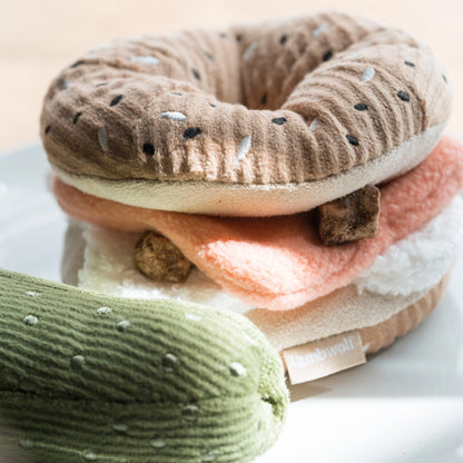 Bagel + Pickle Enrichment Toy