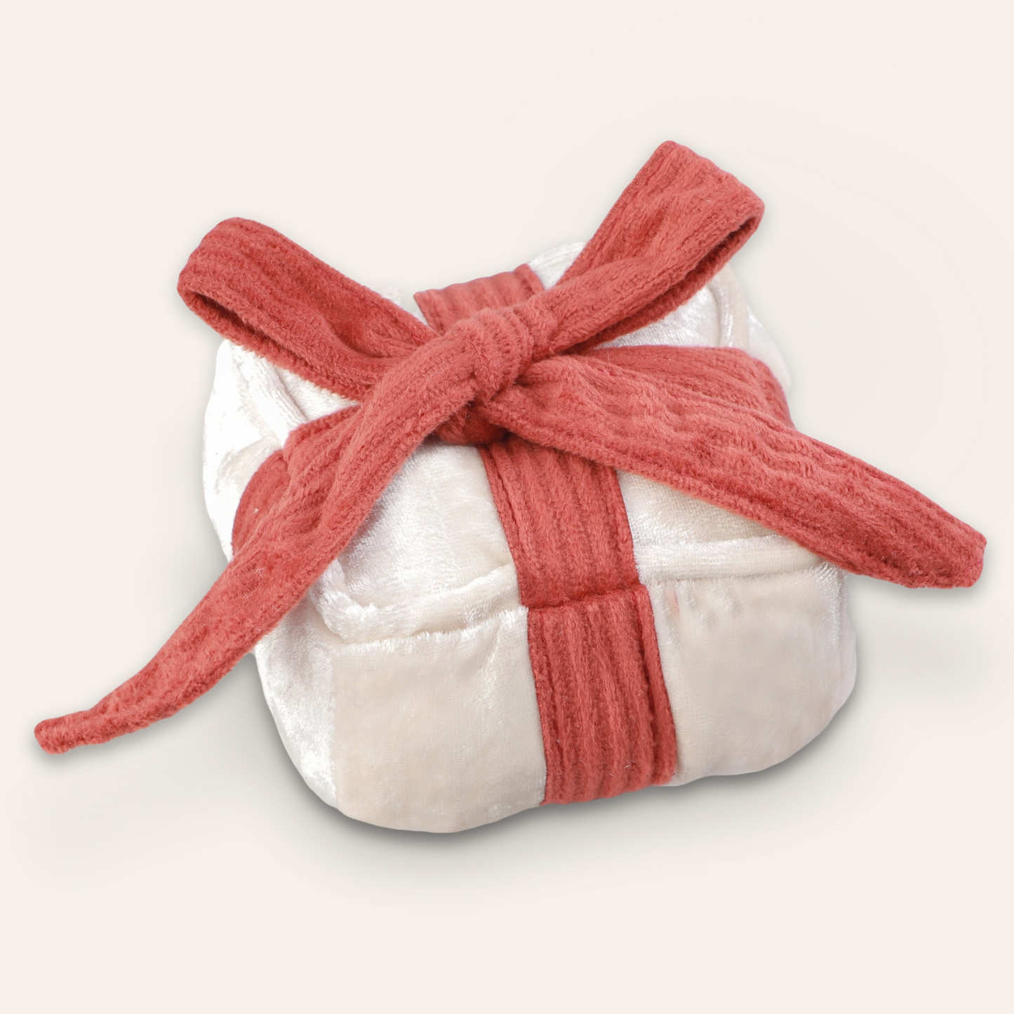 Xmas Holiday Box Plush Toy - Cream