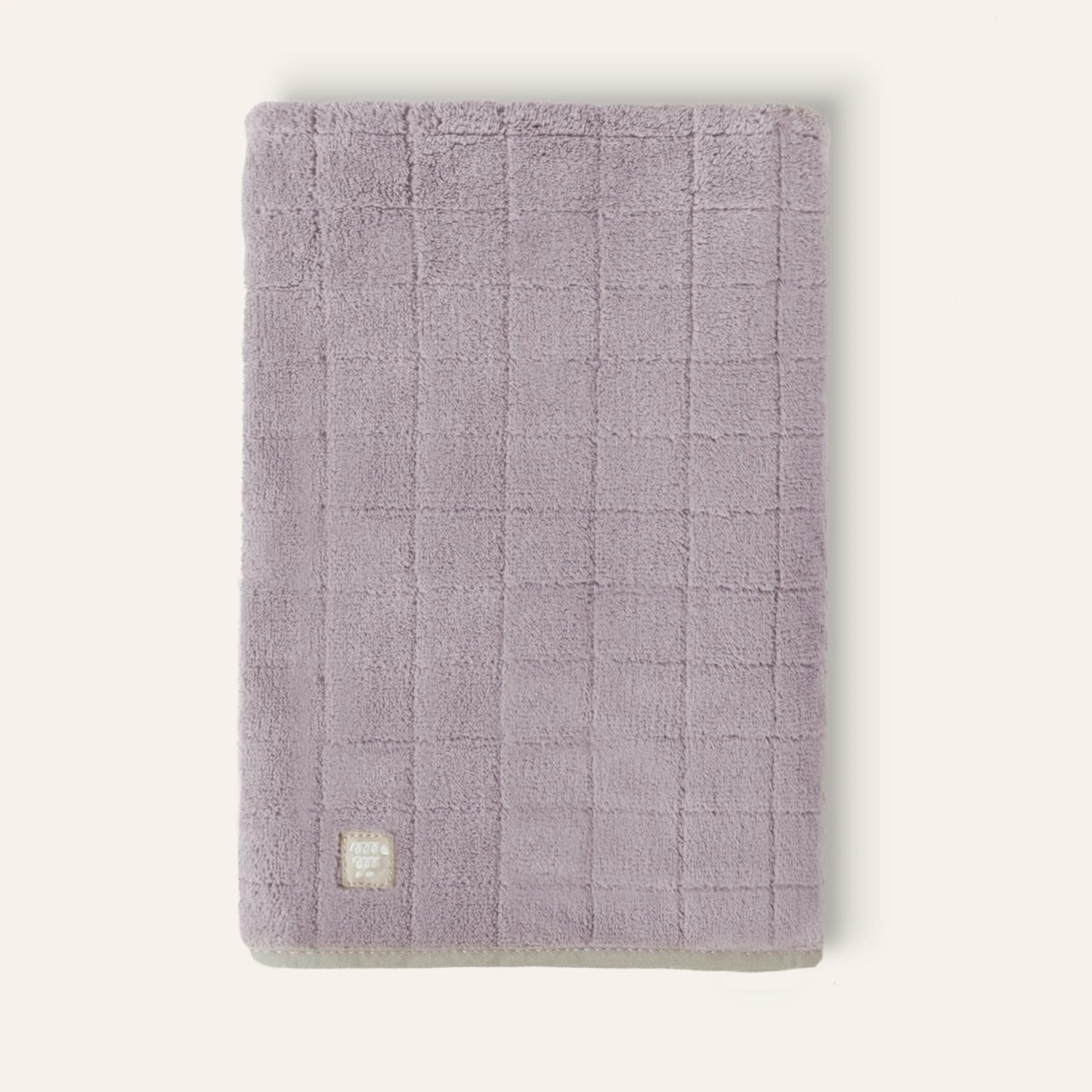 Baby Fleece Towel - Plum