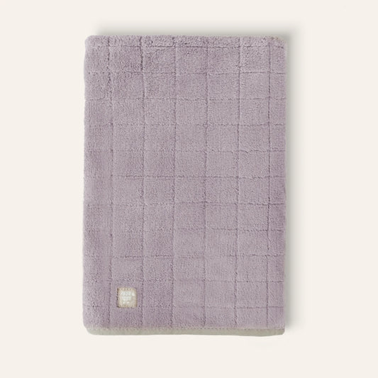 Baby Fleece Towel - Plum
