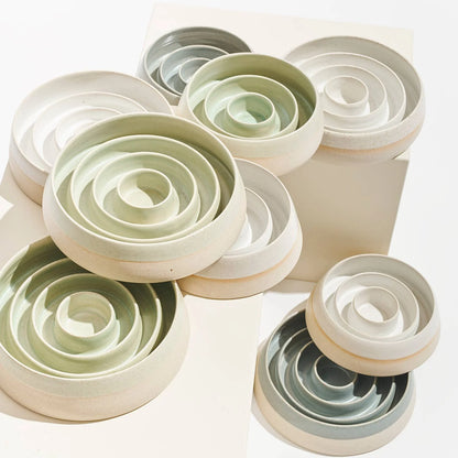 Ceramic Slow Feeder - Light Green