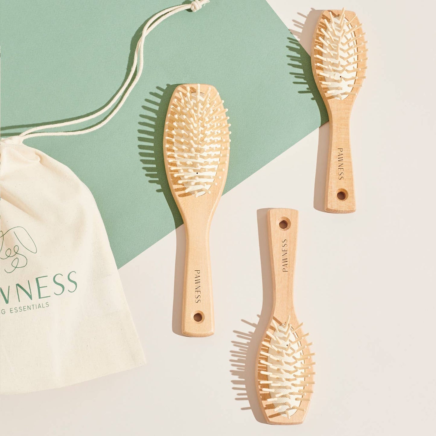 Small Vegan Wooden Brush