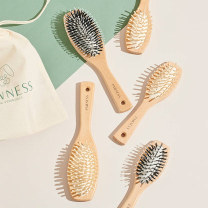 Large Vegan Wooden/Nylon Brush