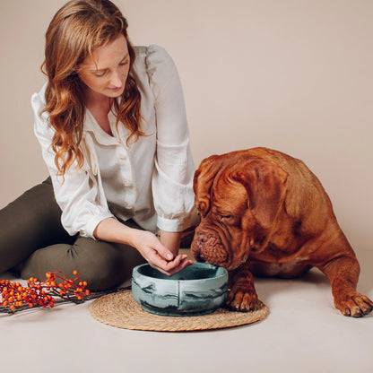 Marble Bowl - Camel Brown