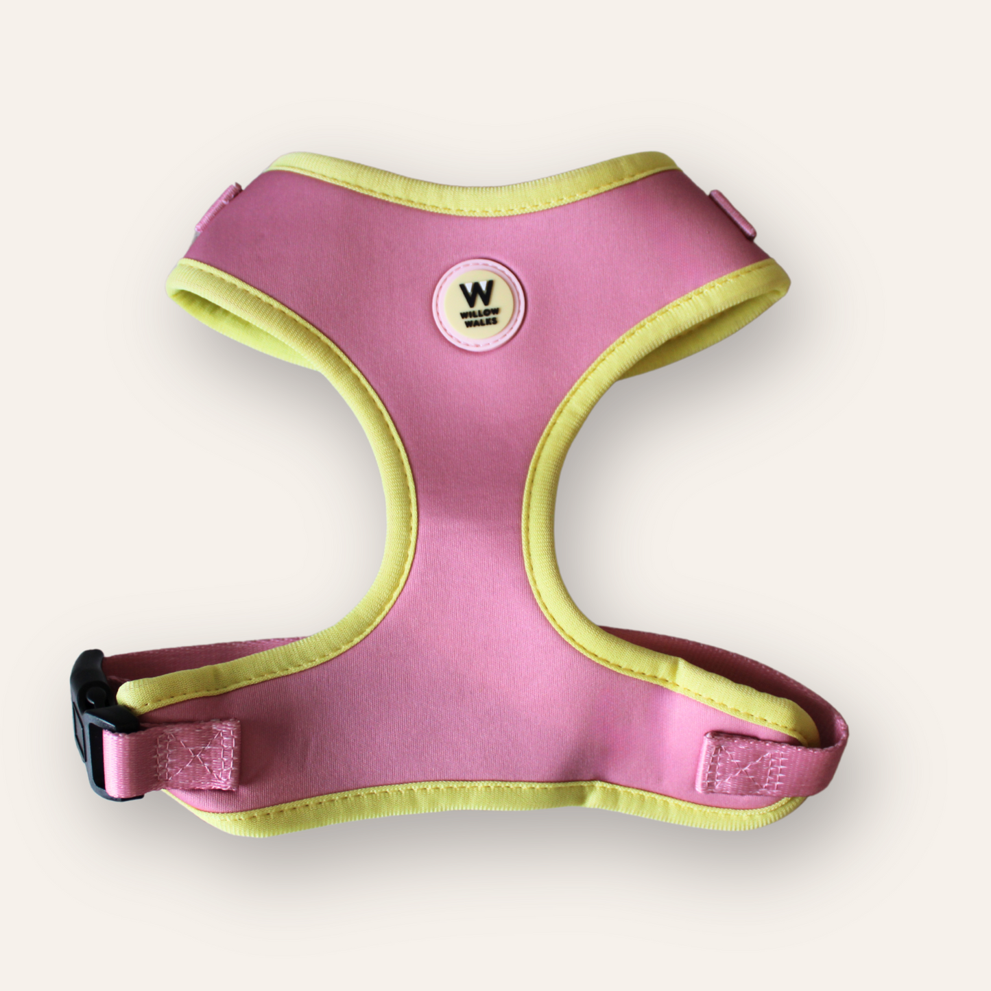 Adjustable Harness - Soft Pink / Yellow